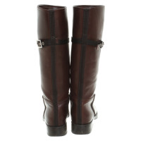 Prada Boots Leather in Brown