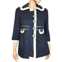 Juicy Couture Giacca/Cappotto in Cotone in Blu