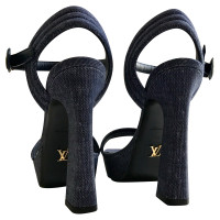 Louis Vuitton Sandaletten aus Denim
