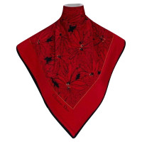 Christian Dior Schal/Tuch aus Seide in Rot