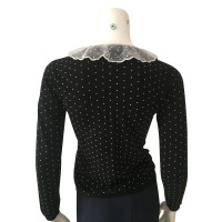 Red Valentino Cardigan in black / white