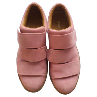 Acne Sneakers aus Leder in Rosa / Pink