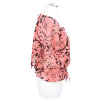 Ted Baker Floral silk top in pink