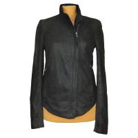 Helmut Lang Jacket/Coat Leather in Khaki