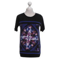 Sandro T-Shirt in Schwarz/Multicolor