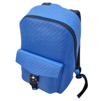 Mont Blanc Backpack Leather in Blue