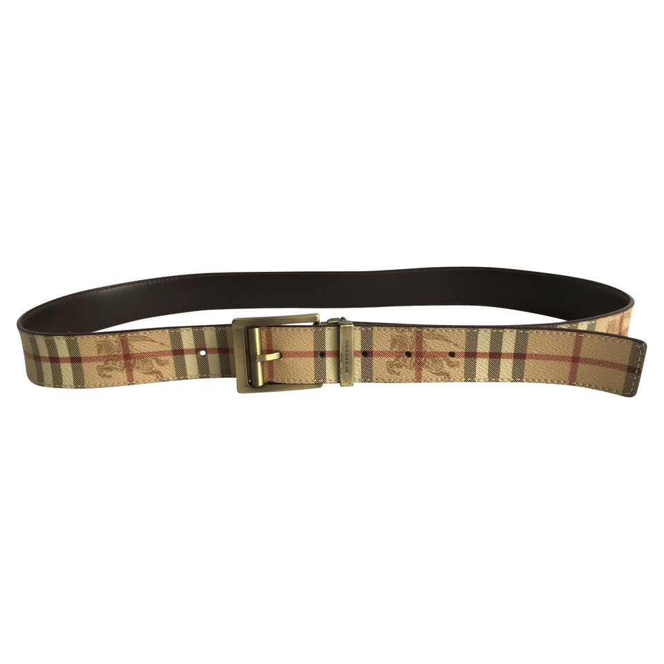 Burberry Belt Leather in Beige