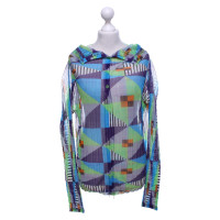 Issey Miyake Patterned blouse in multicolor