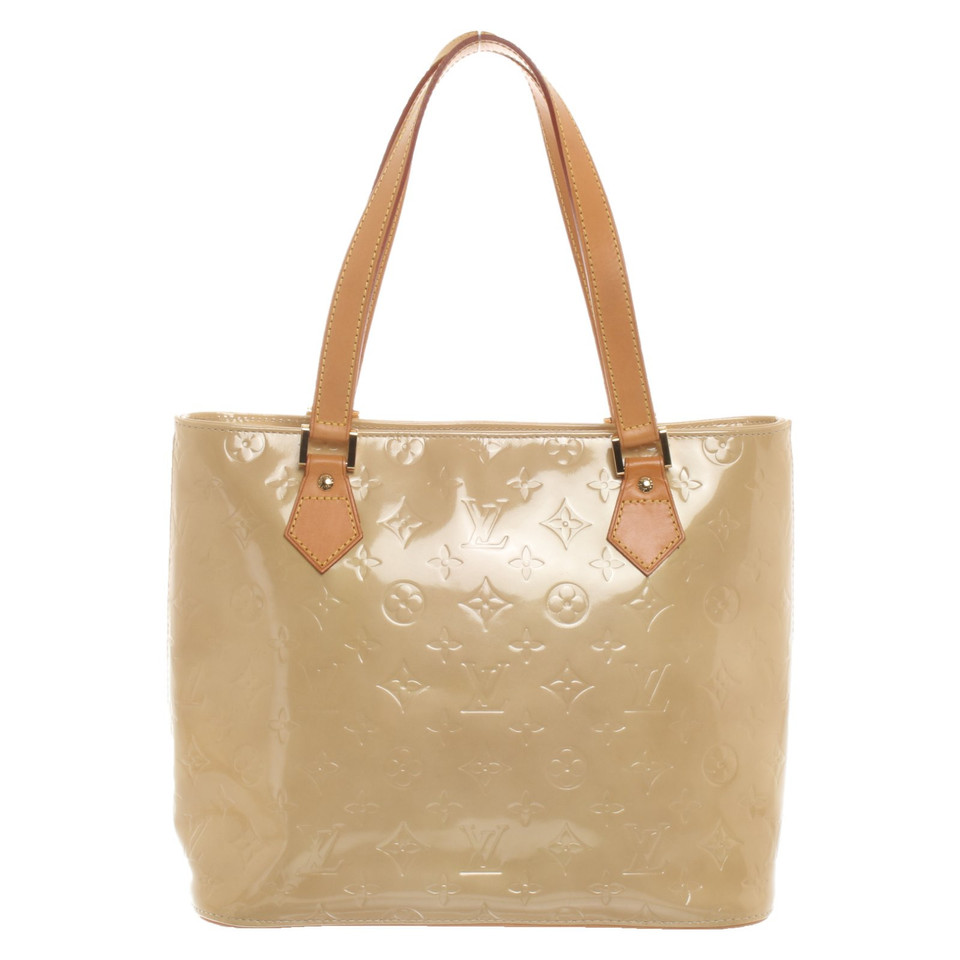Louis Vuitton Reade Patent leather in Beige