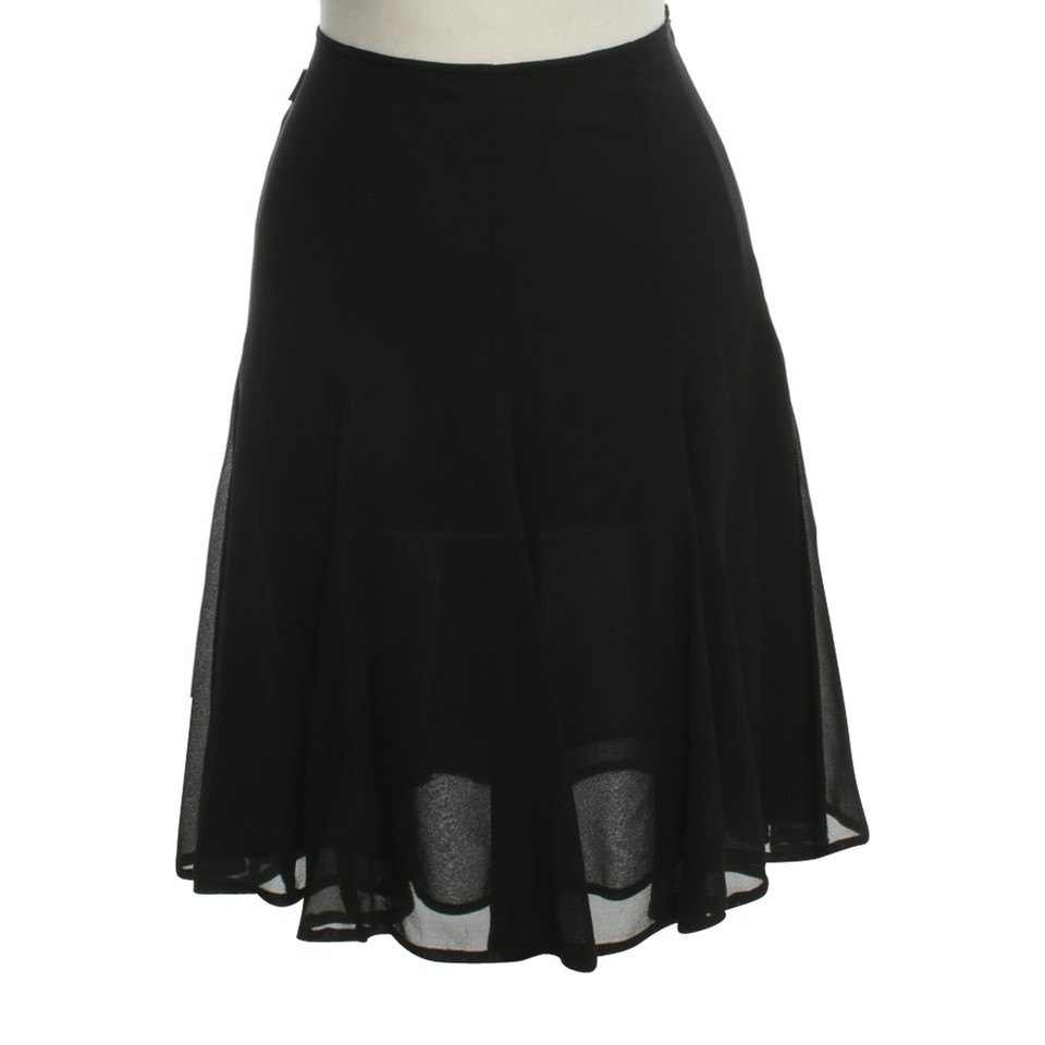 Moschino Chiffon skirt in black