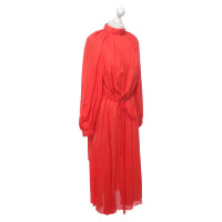 Tibi Jurk Viscose in Rood