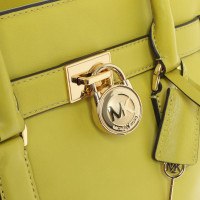 Michael Kors "Hamilton Satchel" in verde