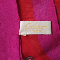 Cartier Sciarpa di seta con stampa motivo