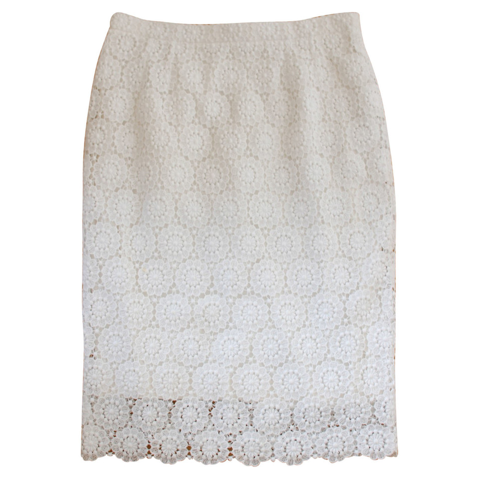 Dolce & Gabbana Jupe en Coton en Blanc