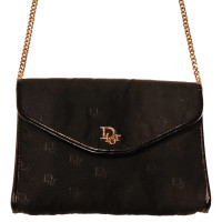 Christian Dior Borsa a tracolla in Tela in Nero