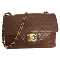 Chanel "Jumbo Flap Bag" in Braun