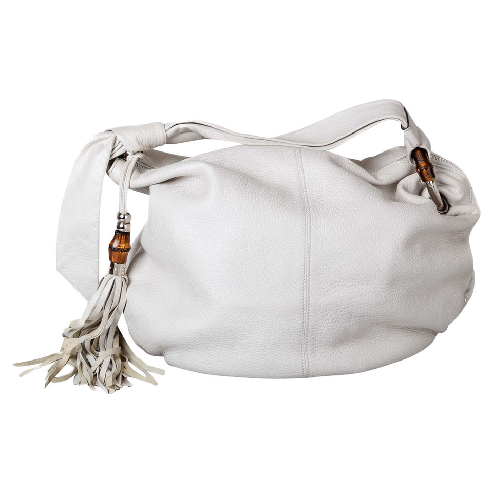 Gucci Tote Bag en cuir blanc