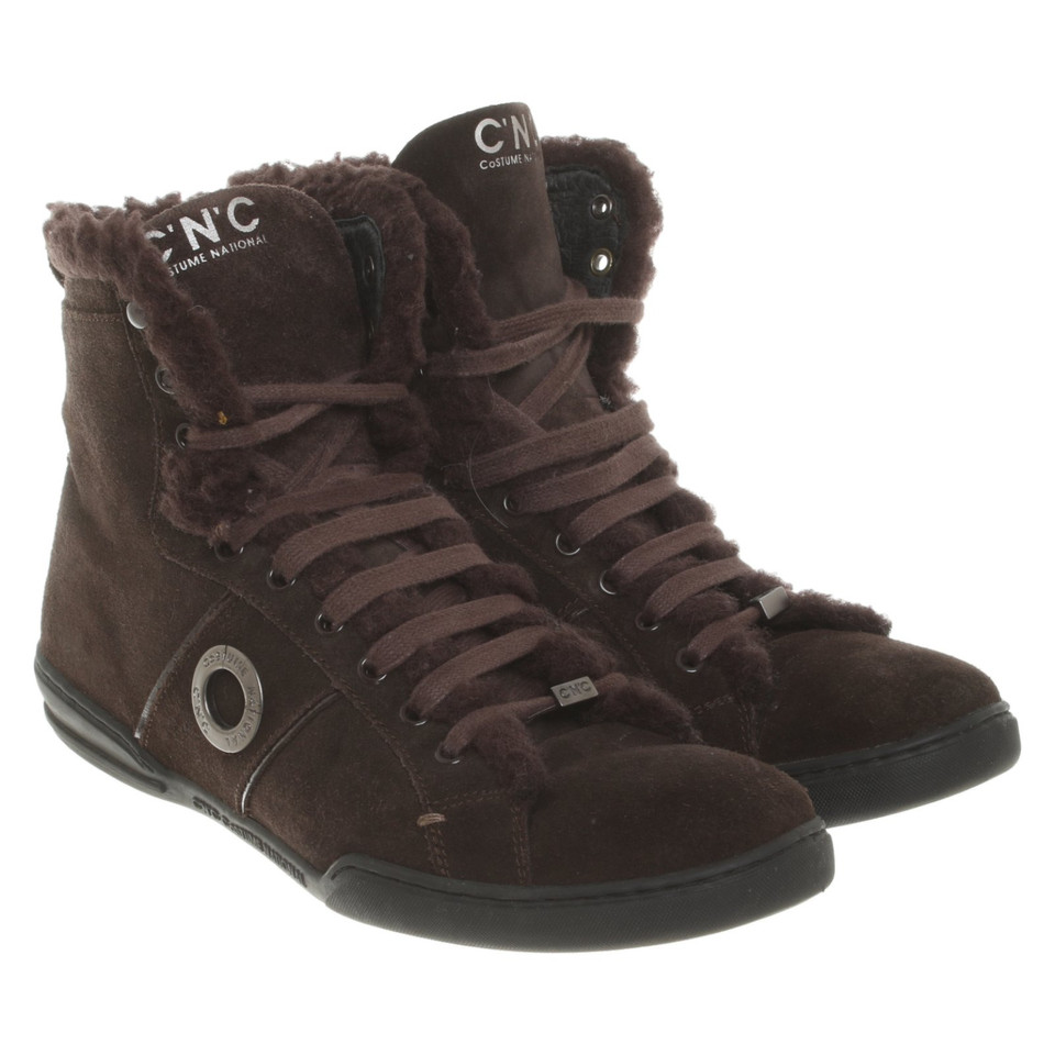 Costume National Ankle boots in brown suede