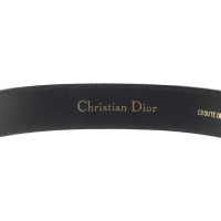Christian Dior Gürtel aus Leder in Schwarz