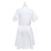 Alice By Temperley Kleid aus Baumwolle in Weiß