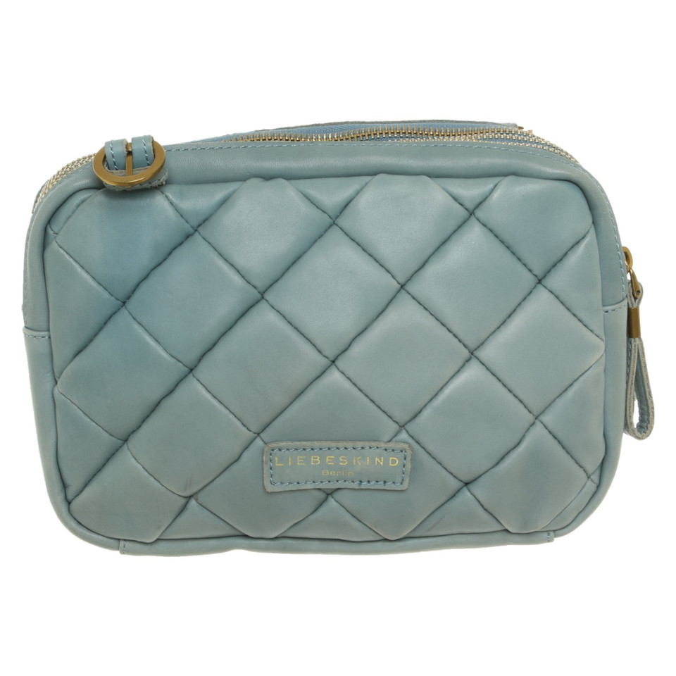 Liebeskind Berlin Shoulder bag Leather in Blue