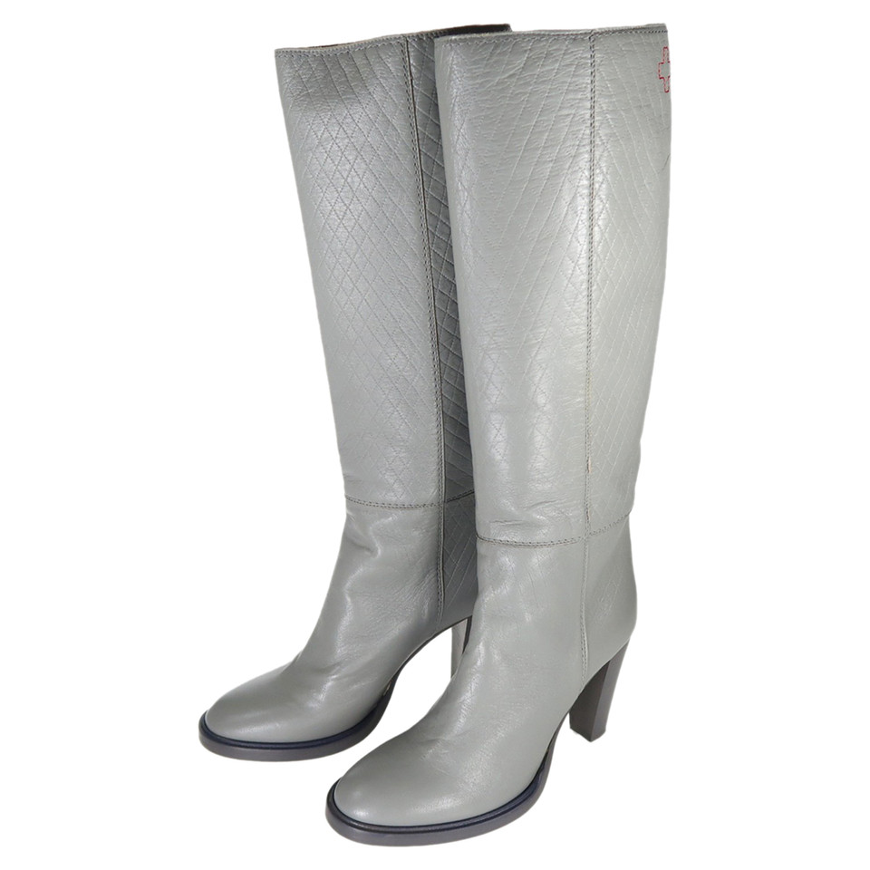 A. F. Vandevorst Stiefel aus Leder in Grau