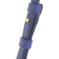 Céline Trio Large en Cuir en Bleu