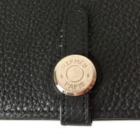 Hermès Zwarte Dogon-portemonnee