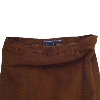 Ralph Lauren Fringed leather skirt