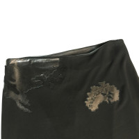Jitrois Silk and leather skirt