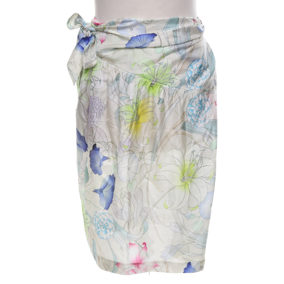 Dries Van Noten skirt with a floral pattern