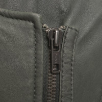Muubaa Leather jacket in khaki