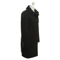 Ferre cappotto di lana in nero