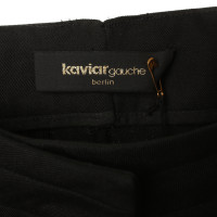 Kaviar Gauche Hose in Schwarz