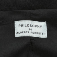 Philosophy Di Alberta Ferretti Blazer aus Wolle in Schwarz