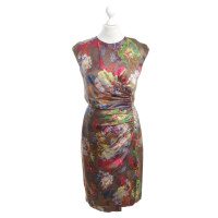 Etro Silk dress with floral pattern