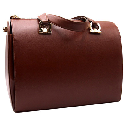 Salvatore Ferragamo Shopper Leather in Brown