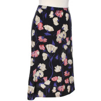 Prada Silk skirt with floral pattern