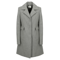 Carven Jacke/Mantel aus Wolle in Grau