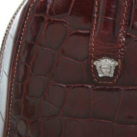 Gianni Versace Tasche in Reptilleder-Optik