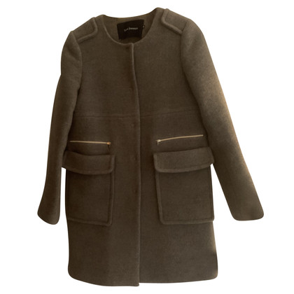Tara Jarmon Jacket/Coat Wool in Khaki