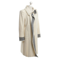 Chanel Cappotto in crema bianca