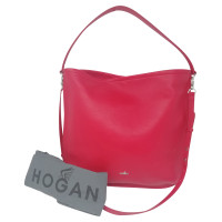 Hogan Tote Bag aus Leder in Rot