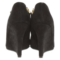Bally Wedges Suede in Black