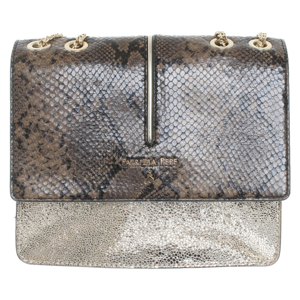 Patrizia Pepe Shoulder bag in snakeskin look