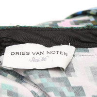 Dries Van Noten Robe licou avec motif
