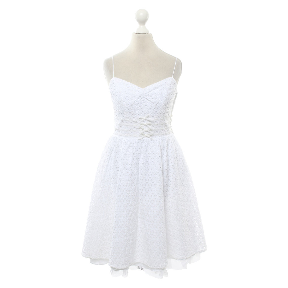 Betsey Johnson Vestito in Cotone in Bianco