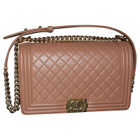 Chanel Boy New Medium Leather in Nude