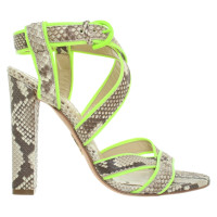 Roberto Cavalli Sandals with snakeskin look