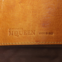 Alexander McQueen Cognac couleur clutch